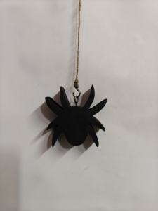 Chauve-souris en bois d'Halloween, araignée en bois, bâton en bois - Product Image 5