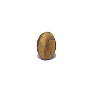 Natural Tiger Eye Loose Gemstone 4.5 Carat Oval Yellow Green Chalcedony for Jewelry Making - Product Image 2