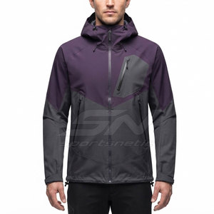 Veste d'extérieur résistante au vent pour homme, à capuche, légère, respirante, fermeture éclair intégrale, randonnée, trekking, aventure - Product Image 3