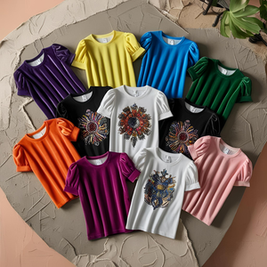 Camiseta de Algodón Estampada para Hombre, Camiseta Gráfica Informal Personalizada - Product Image 3