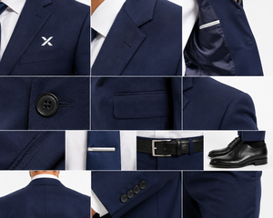 Uniforme personnalisé pour agents de bord et stewardesses de ligne aérienne à manches longues pour hommes |   Uniformes d'aviation OEM ODM |   Matériau polyester/coton - Product Image 5