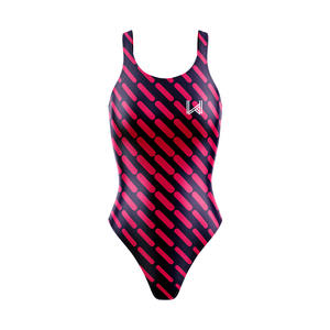Maillot de bain de compétition professionnel pour femmes, imprimé léopard floral, en spandex/polyester, séchage rapide, respirant, pour la plage et la piscine - Product Image 5