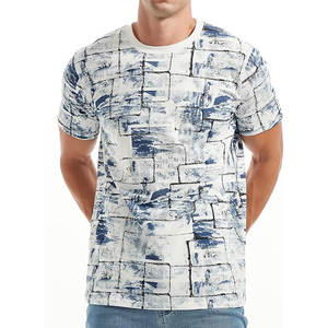 เสื้อยืดผ้าฝ้าย 100% สกรีนโลโก้สำหรับผู้ชาย เสื้อยืดสีพื้น พิมพ์ลายสีขาวดำ - Product Image 3