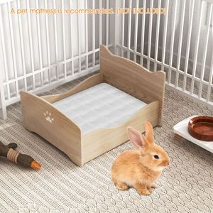 Lit surélevé orthopédique luxueux pour animaux de compagnie avec barrières et mignonnes têtes de lit pour chiens, chats et gerbilles - Product Image 6