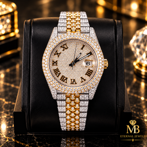 Montre automatique de luxe pour homme MB ETERNAL JEWELS, 41 mm, cadran carré en alliage, chiffres romains, quartz, fermoir déployant - Product Image 2