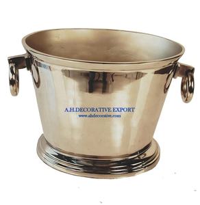 ถังแช่ไวน์10L ทรงสี่เหลี่ยมสีทองขนาดใหญ่ถังเบียร์ทำน้ำแข็งและอ่างไวน์พร้อมที่จับสำหรับบาร์ไนท์คลับ - Product Image 2