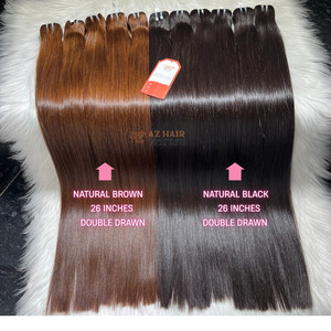 Lots de Cheveux Humains Vierges Remy 100% Naturels, Qualité Vietnamienne Super Double Drawn, Lisses comme des Miroirs, Cheveux Bruts à Longue Durée de Vie - Product Image 3