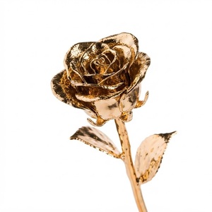 Rosa de Oro de 24k en Oferta, Rosa Bañada en Oro Real Hecha a Mano con Caja de Regalo de Lujo para el Día de San Valentín, Día de la Madre, Aniversario - Product Image 2