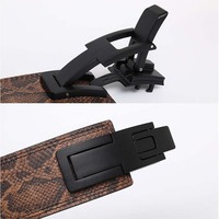 Ceinture de musculation robuste en cuir de vachette, réglable, respirante, antidérapante, légère, avec boucle, largeur 8 cm, épaisseur 10 mm, pour l'entraînement