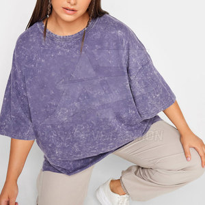 Camiseta de Mujer de Alta Calidad con Lavado Ácido, Tela Ligera y Suave, Camiseta de Mujer con Lavado Ácido, Atuendo Diario Elegante - Product Image 3