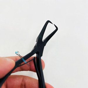 Wholesale Best-Selling Black Matte Surgical Grade Stainless Steel Reusable Professional <b>Micro</b> Beads Opener Hair <b>Extension</b> Tool - Product Image 4