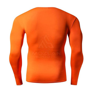 Light Weight Slim Fit Men <b>Compression</b> <b>Shirts</b> Workout Solid Color High Quality <b>Compression</b> <b>Shirts</b> - Product Image 3