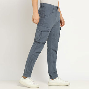 Premium Casual Cargo Pants Everyday Utility <b>Trousers</b> Lightweight Cotton Twill Custom Logo Screen Printing OEM ODM Wholesale - Product Image 5