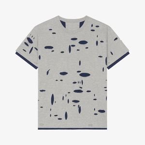 เสื้อยืดแฟชั่นฤดูร้อนใหม่สำหรับผู้ชาย เสื้อยืดสตรีทแวร์ลายกราฟิก พิมพ์ลายลำลอง แขนสั้น ทรงหลวม - Product Image 6