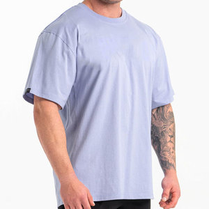 Camiseta Antiarrugas de Secado Rápido y Transpirable, 100% Algodón, para Verano, Oferta, Precio Bajo, Hombros Caídos, Lisa, Cómoda, Corte Regular - Product Image 6