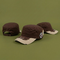 Casquette Sportive Tactique Distressed Streetwear – Production Complète, Échantillon, Norme Internationale, Meilleur Prix, Usine Vietnamienne, ODM