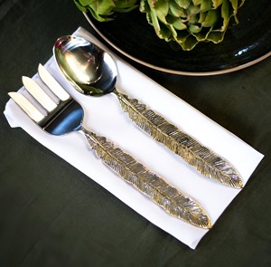 ชุดอุปกรณ์เสิร์ฟดีไซน์ Leaf ที่ทันสมัยขายร้อน - Product Image 2