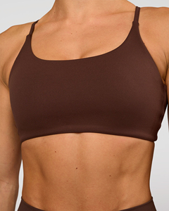 Top Deportivo de Yoga para Mujer, Color Sólido, Sin Costuras, Cuello Redondo, Tirantes Finos, Soporte Medio - Product Image 6