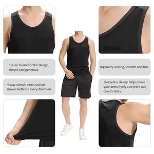 เสื้อกล้ามผู้ชาย LUXE ATTIRE INDUSTRY ผลิตจากผ้าฝ้าย 100% เป็นมิตรต่อสิ่งแวดล้อม เหมาะสำหรับออกกำลังกาย วิ่ง และฝึกกีฬา-สวมใส่สบายๆ ในชีวิตประจำวัน - Product Image 6