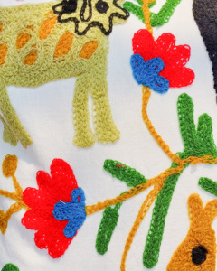 Nueva Llegada 2026, Fundas de Cojín Suzani con Bordado Floral y Animal Hecho a Mano por Diseñadores, Hermosas Fundas Decorativas con Patrones - Product Image 2