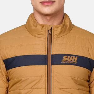 Chaqueta de Invierno para Hombre de Alta Calidad, 100% Poliéster, Transpirable, de Secado Rápido, con Cuello Alto, Logotipo Frontal y Capucha, Servicio OEM - Product Image 4