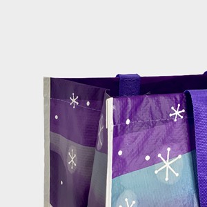 Large Reusable <b>Polypropylene</b> PP Woven Personalized Tote <b>Bag</b> Holiday Heavy Duty and Waterproof Direct From Viet Nam Factory - Product Image 2