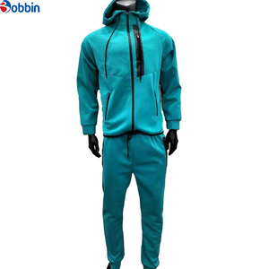 Conjunto de Sudadera con Capucha y Pantalones Deportivos Personalizados, Cómodos, de Tela Gruesa, con Cierre y Estampado, para Hombre, Ropa de Entrenamiento, 2 Piezas - Product Image 1