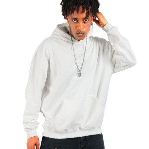 Sweat à capuche pour homme, coupe classique, 100% coton, imperméable, écologique, molleton lourd 360g, avec poche à épaule tombante - Product Image 4