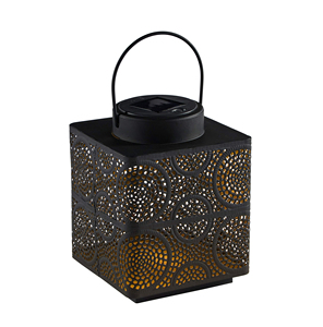 New Arrival 2026 Metal & Glass Square Shape <b>Lantern</b> for Home Decor With <b>Black</b> Finish Candle Holder For Both Home & Wedding - Product Image 5