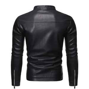 Dernier style de veste en cuir pour homme, prix de gros, veste en cuir pour homme, veste en cuir la plus vendue pour l'hiver - Product Image 2