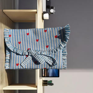 Sacs de voyage matelassés en coton pour femmes avec logo personnalisé, pochettes zippées pour tablettes et ordinateurs portables, étuis de protection, petits sacs pour MacBook et documents. - Product Image 3