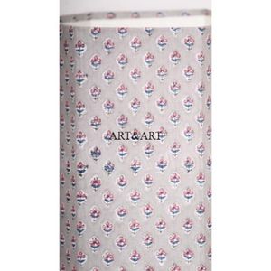 Cubo de Basura Decorativo de Madera con Diseño Geométrico, Hecho a Mano en India, de Rajasthan, Rectangular, con Tapa Enrollable y Parte Superior Abierta, Ecológico - Product Image 3