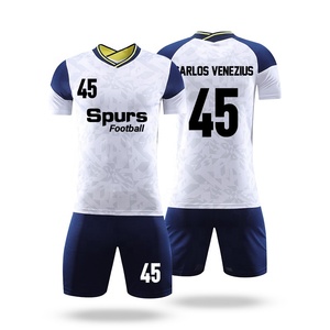 Uniforme de Fútbol Personalizado 2022 de Alta Calidad, Sublimado, 100% Poliéster, Manga Corta, Conjunto de Camiseta para Hombre - Product Image 4