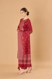 Safaa Zardozi – Tela de Viscosa de Lujo sin Coser para Vestidos de Invierno y Trajes de Mujer - Product Image 5