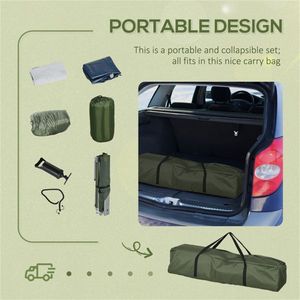 Tenda e Letto Pieghevoli Compatti per Avventure all'Aperto - Product Image 5