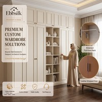Système de dressing en bois massif de style français, armoire de luxe haut de gamme, organisateur de vêtements sur mesure pour villa, manoir, chambre principale