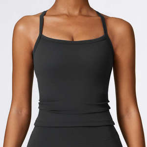 Women's Sexy Sport Vest Sexy Yoga Bra <b>Tops</b> for Women Custom Logo Padded Yoga Bra <b>Tops</b> Tank Sports <b>Top</b> gym singlet for ladies - Product Image 3