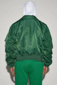 Chaqueta de vuelo extragrande personalizada OEM para hombre, camuflaje, algodón, sarga, con capucha, reversible, estilo piloto, tipo bomber. - Product Image 4
