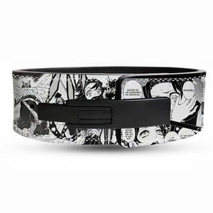 Cinturón de levantamiento de pesas de cuero vacuno transpirable de 10 mm, diseño Shinobu Kocho, doble hebilla, soporte lumbar para gimnasio, el más vendido - Product Image 2