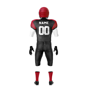 Uniforme de Fútbol Americano Personalizado para Hombre, Jersey Sublimado 100% Poliéster con Cuello en V, Manga Corta, Ajuste Atlético que Absorbe la Humedad - Product Image 4