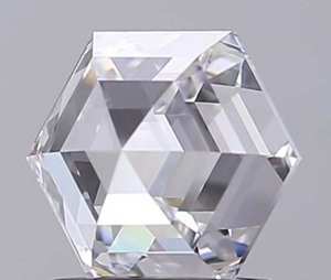 CONCEPTION - Diamante Cultivado en Laboratorio de Corte Hexagonal Escalonado de 1.02 Quilates, Color D, Claridad VS1, Perforado con Láser, Certificado IGI CVD 579372740 - Product Image 3