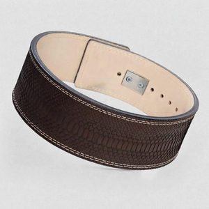 Ceinture à levier réglable en cuir de vachette pour la musculation et l'entraînement en salle de sport – Approvisionnement direct usine - Product Image 3