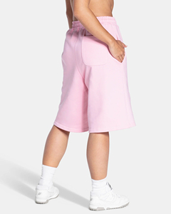 Shorts Bermuda Femme en Coton Premium 100% avec Impression DTG Personnalisée, Logo Rose, et Passepoil – Longueur Maxi - Product Image 4