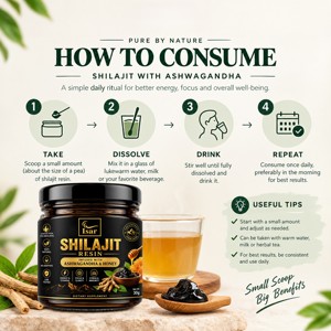 Résine de Shilajit de l'Himalaya en marque privée 30g, pure et naturelle, mélangée à l'Ashwagandha et au miel pour l'énergie et la vitalité - Product Image 3