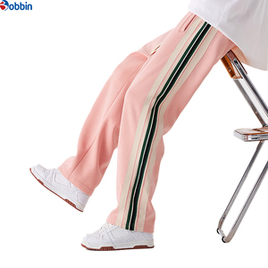 Pantalones Holgados de Estilo Único para Hombre, 100% Algodón, Forro Polar, Cintura Elástica con Franjas Laterales, Ropa de Invierno - Product Image 5