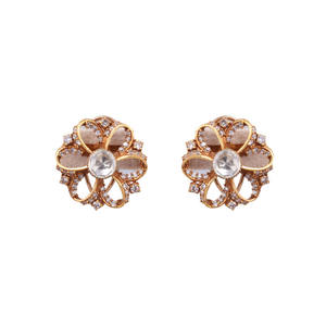 Joyería nupcial tradicional de doble hilera con esmeraldas, rubíes, diamantes Polki y Haar para mujer, estilo Imperial Empress Garden Gajaah, plata 925. - Product Image 3