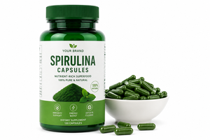 Cápsulas de Espirulina Orgánica, Suplemento Dietético Vegano Natural para la Inmunidad, Energía, Desintoxicación, Salud Digestiva, Crecimiento Muscular y Capilar - Product Image 3