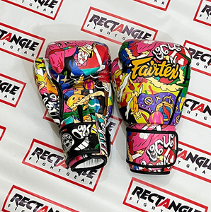 Guantes de Boxeo Fairtex Personalizados con Impresión de Kick Boxing y Muay Thai, Guantes de Boxeo Fairtex con Logotipo Personalizado, Guantes de Sparring Fairtex ODM - Product Image 1