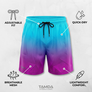 <b>Men's</b> Swim Shorts Custom Logo – 100% Polyester Nylon Running Beach Mesh Summer Sports <b>Trunks</b> - Product Image 5