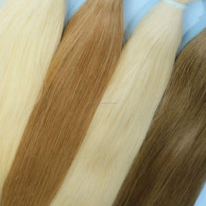 Cinta recta natural Remy alineada con cutícula súper estirada doble a precio de fábrica de calidad superior-en varios colores sin químicos - Product Image 5